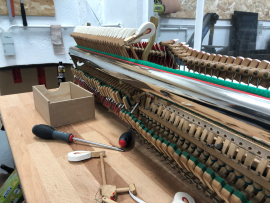 piano droit Schimmel occasion restauration